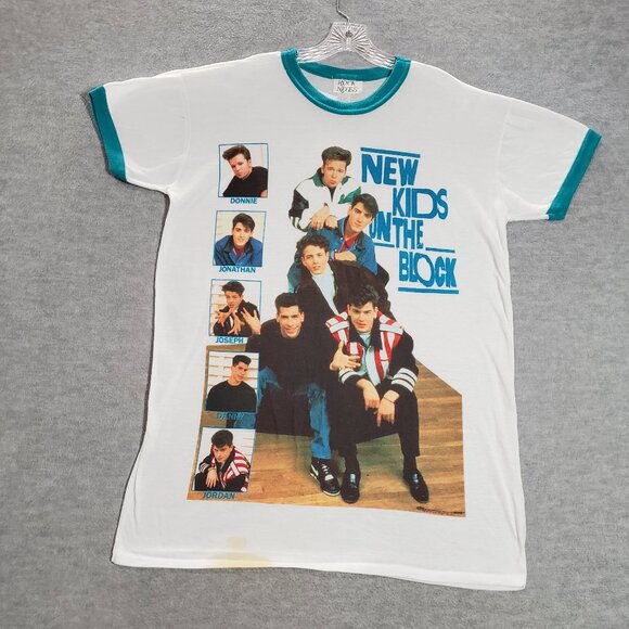 VINTAGE New Kids on The Block 1996 Men One SIze Fits Large Single Stitch READ - Picture 1 of 10